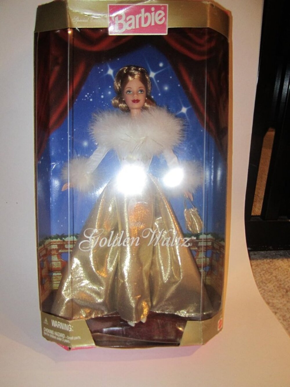 Elegant Golden Waltz Doll - Collectible Fashion Figure, Perfect Gift for All